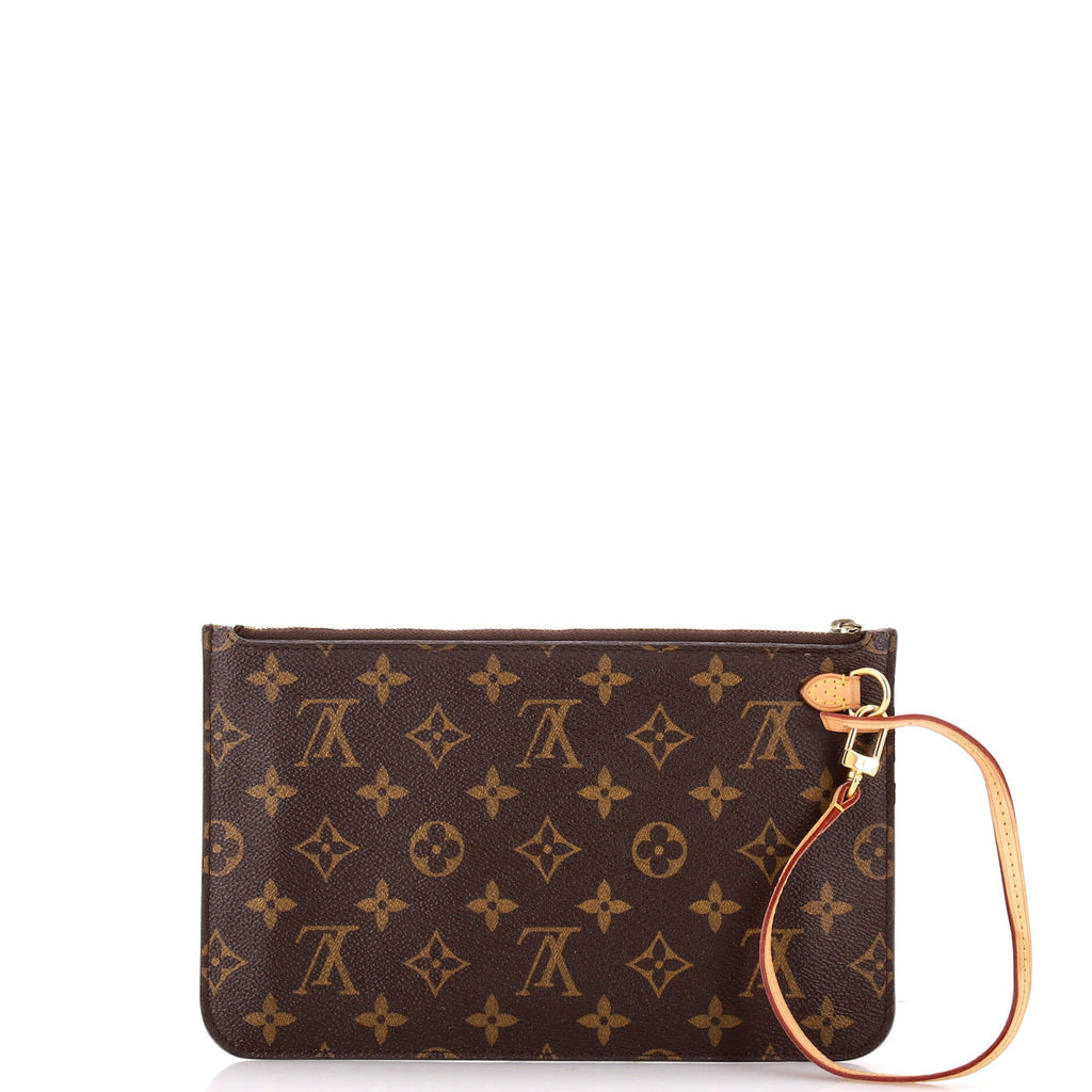 Louis Vuitton Neverfull Pochette Monogram Canvas Large