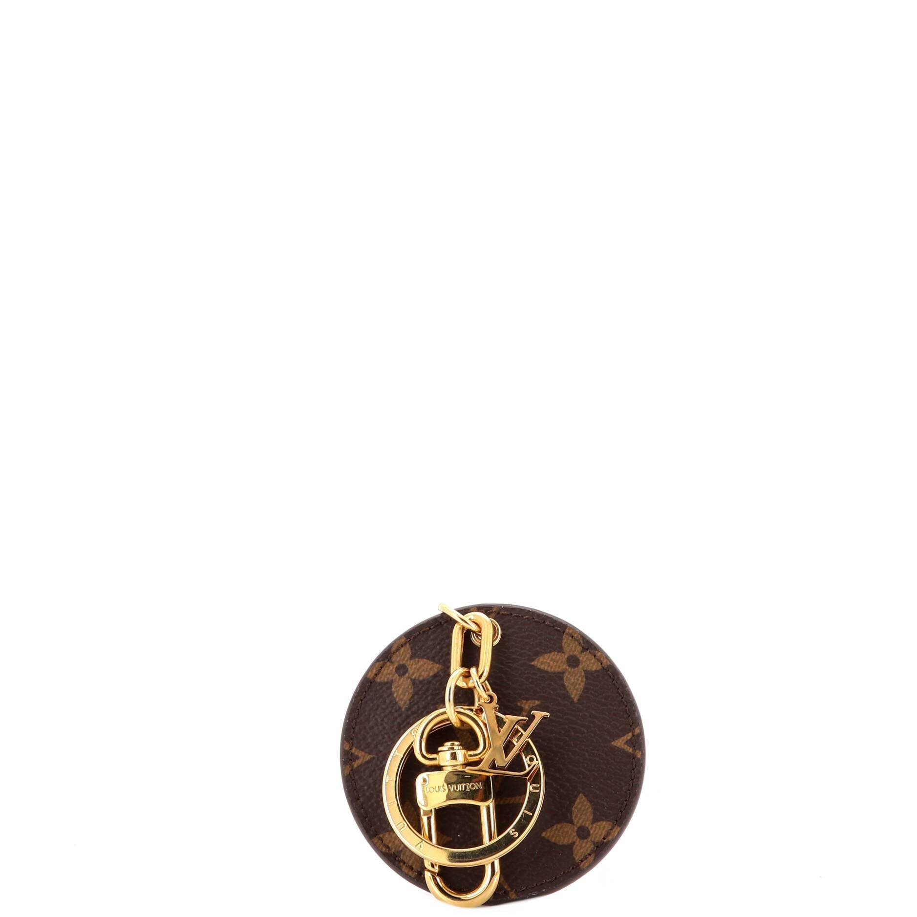 Louis Vuitton LV x NBA Basketball Bag Charm and Key Holder Metal with Embossed Leather and Monogram Canvas