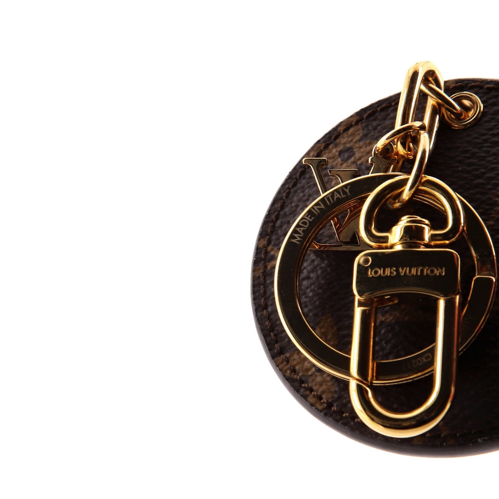 Louis Vuitton LV x NBA Basketball Bag Charm and Key Holder Metal with Embossed Leather and Monogram Canvas
