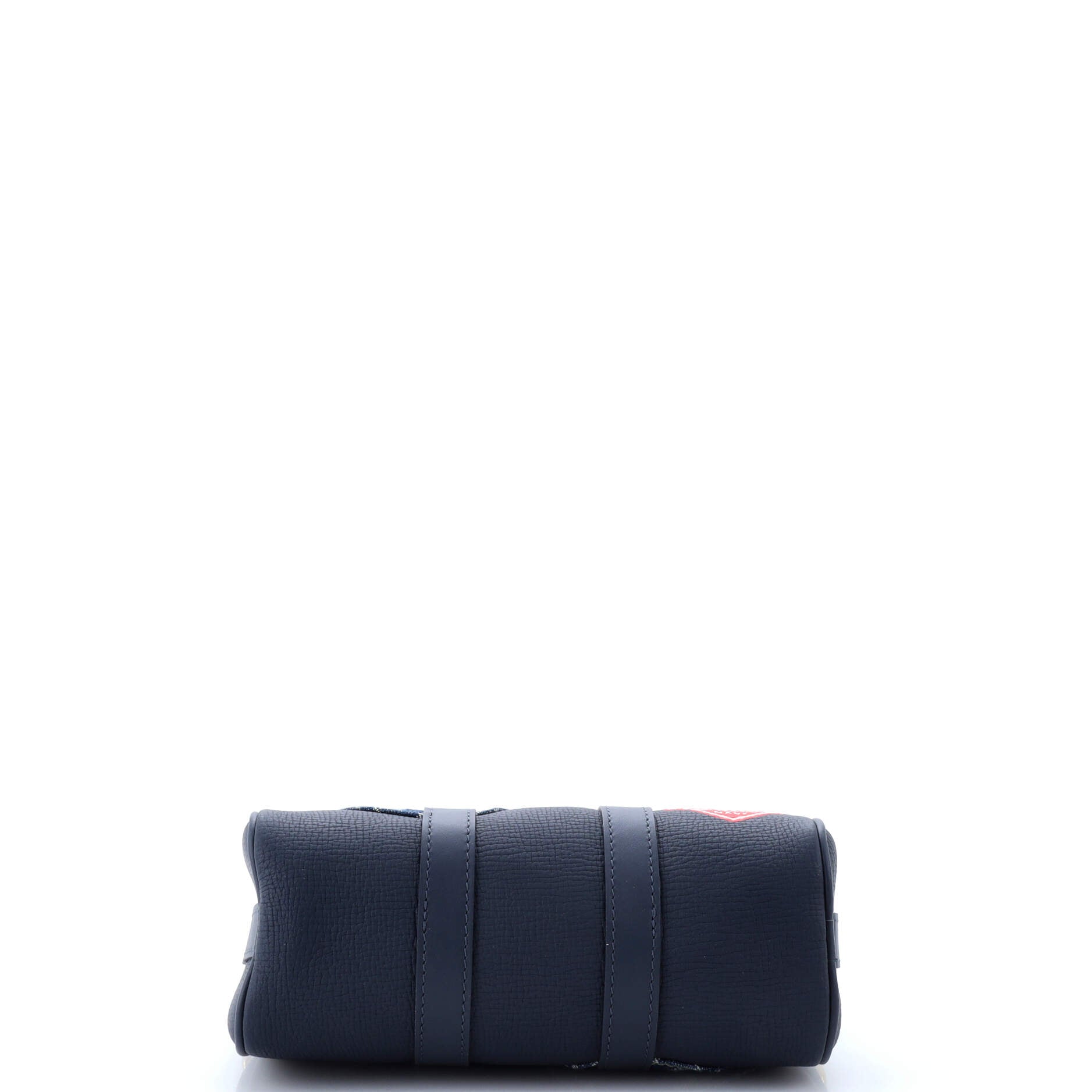 Louis Vuitton Nigo Keepall Bandouliere Bag Monogram Denim and Taurillon Leather XS