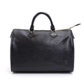 Louis Vuitto Speedy 30 Black Epi Leather City Handbag