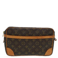 Louis Vuitton Compiegne 28  Canvas Clutch Bag