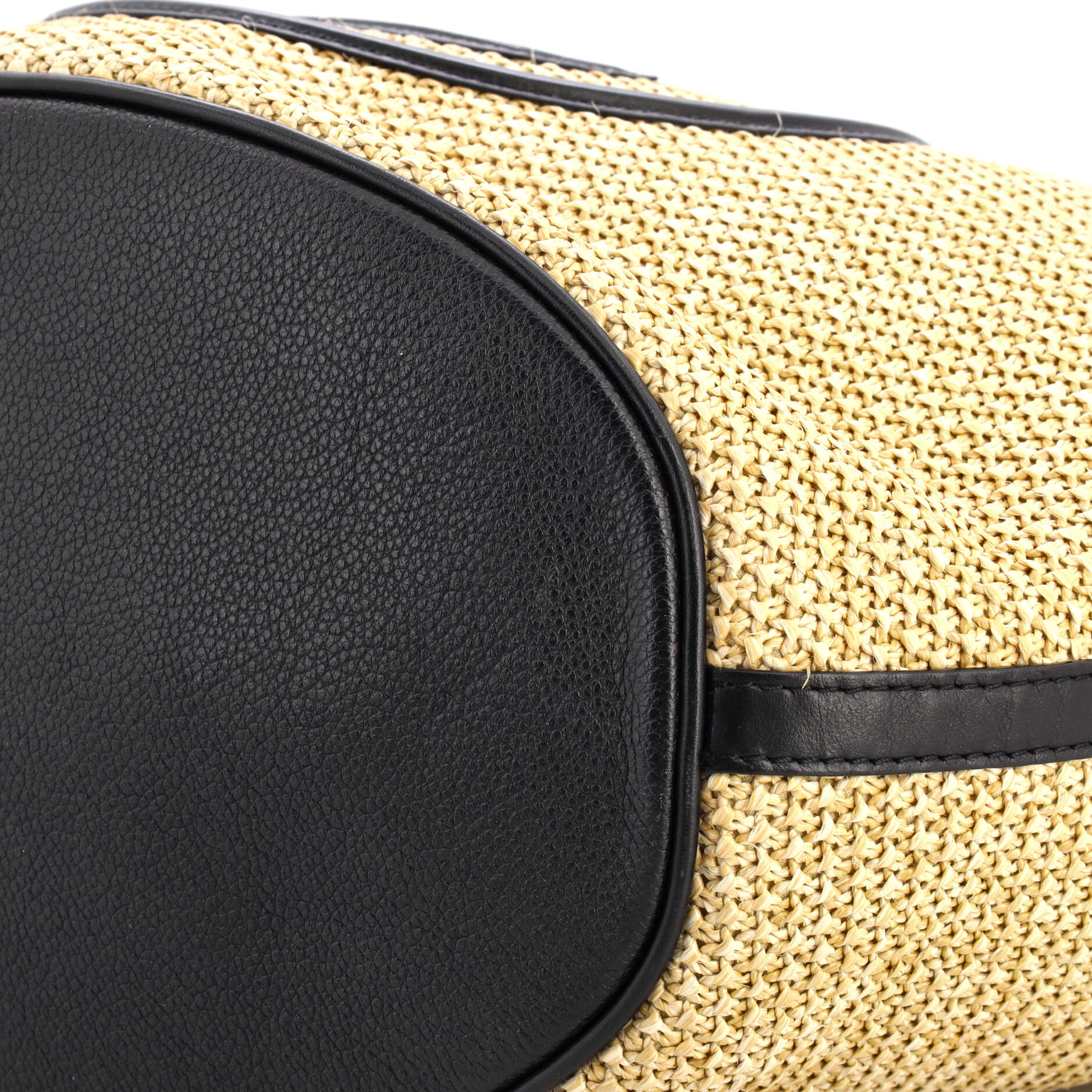 Louis Vuitton Saint Jacques NM Handbag Raffia and Leather
