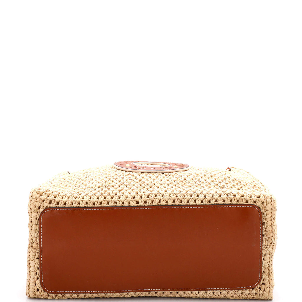 Louis Vuitton OnTheGo Tote Crochet Raffia with Leather MM