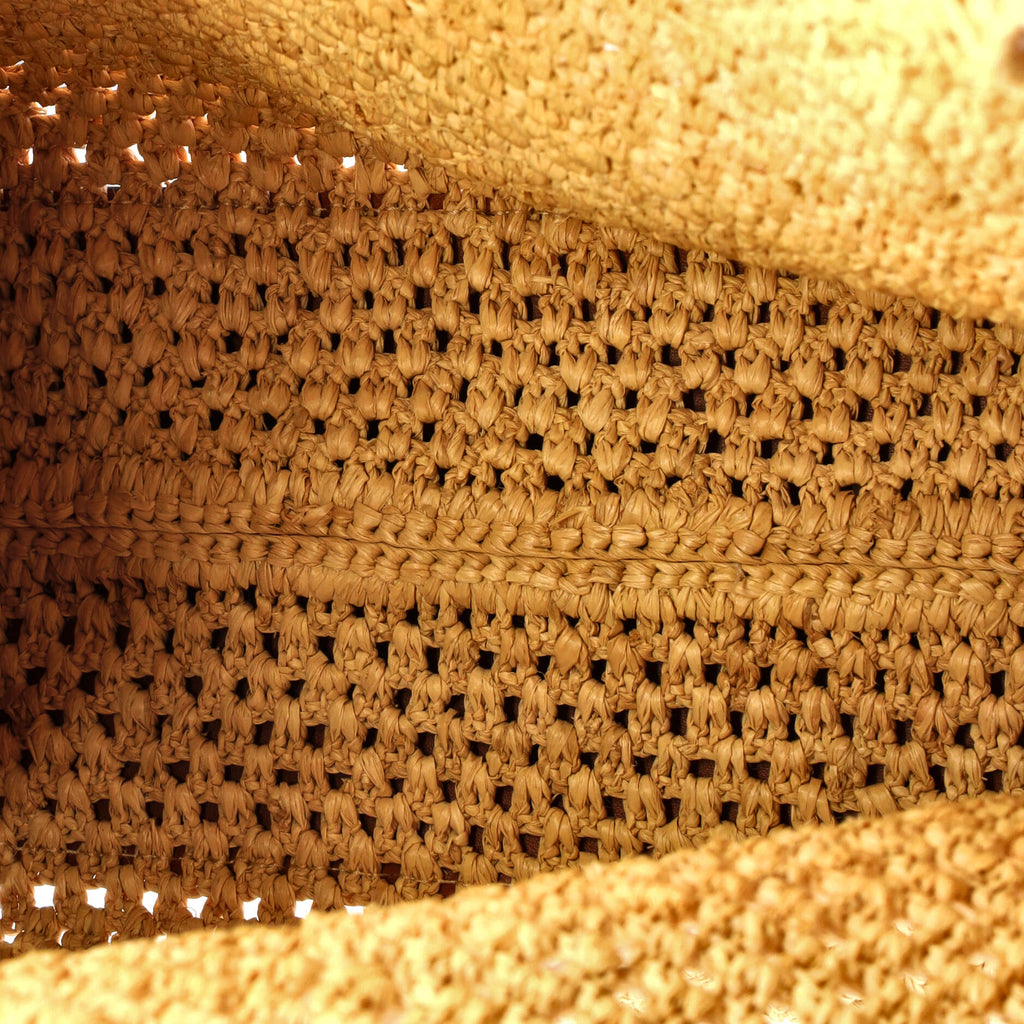 Louis Vuitton OnTheGo Tote Crochet Raffia with Leather MM