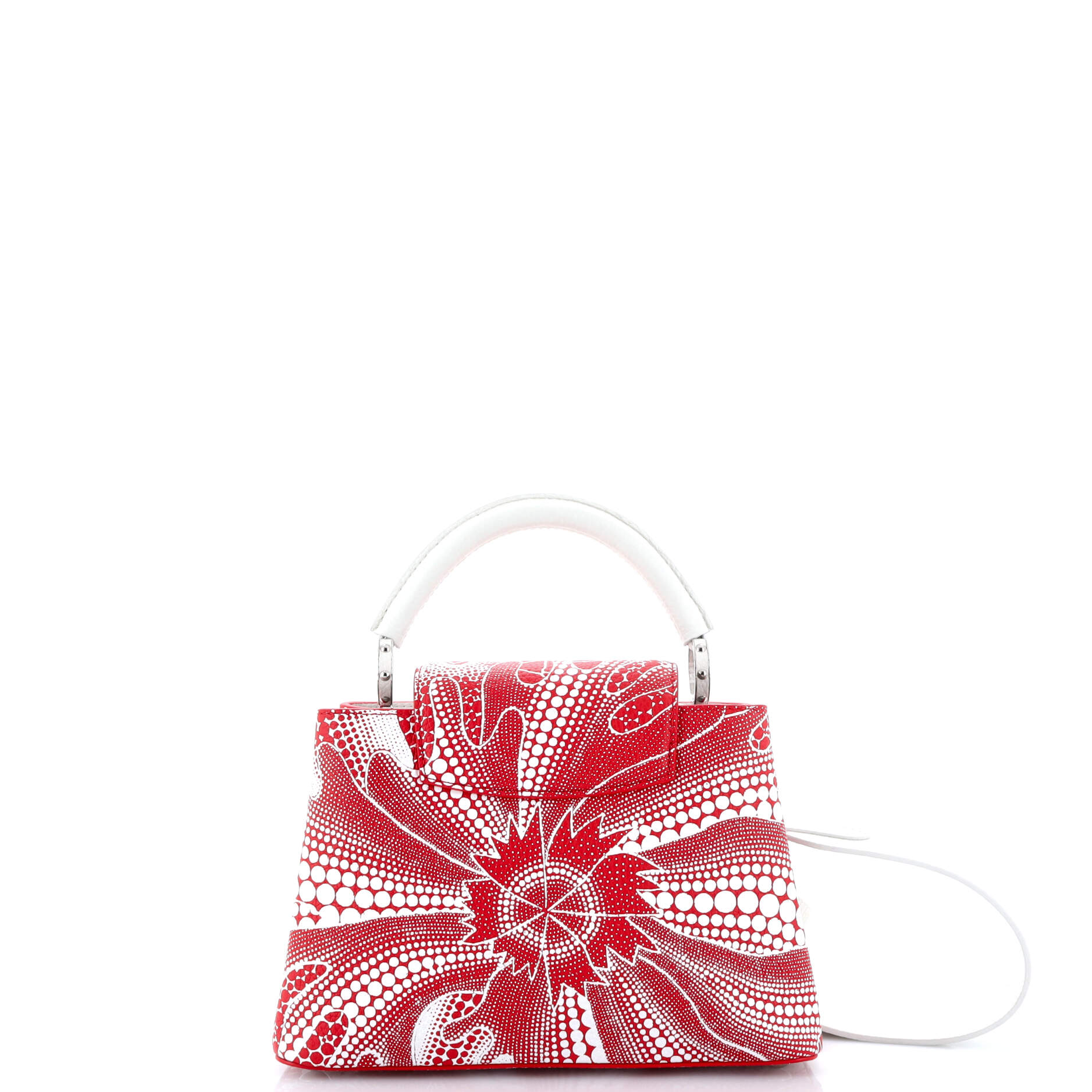 Louis Vuitton Capucines Bag Yayoi Kusama Flower Infinity Dots Taurillon Leather BB