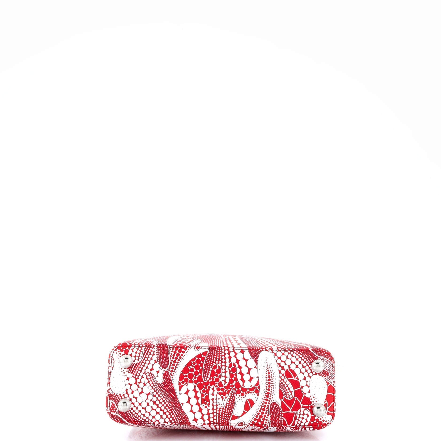 Louis Vuitton Capucines Bag Yayoi Kusama Flower Infinity Dots Taurillon Leather BB