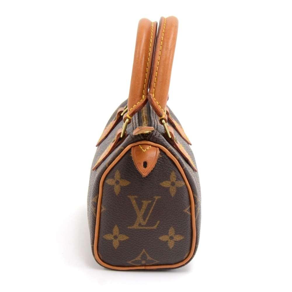 Louis Vuitto Mini Speedy Sac HL Monogram Canvas Handbag