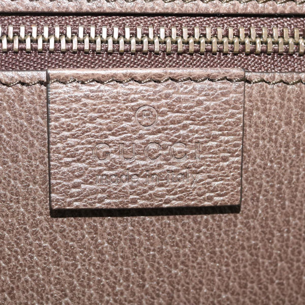 GUCCI GG Supreme Ophidia Web Sherry Line Shoulder Bag Beige 29884A