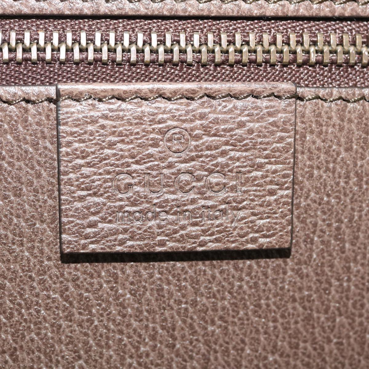 GUCCI GG Supreme Ophidia Web Sherry Line Shoulder Bag Beige 29884A