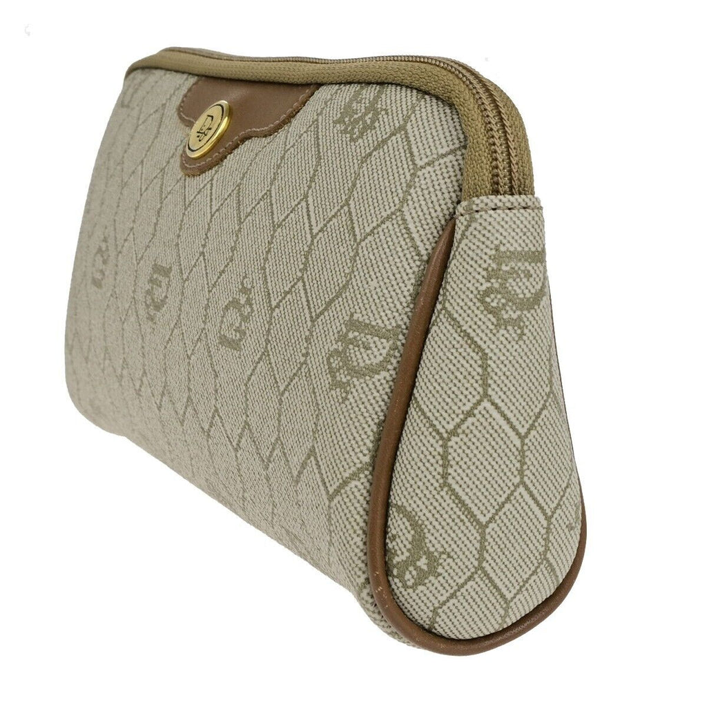 Dior Honeycomb  Canvas Clutch Bag ()