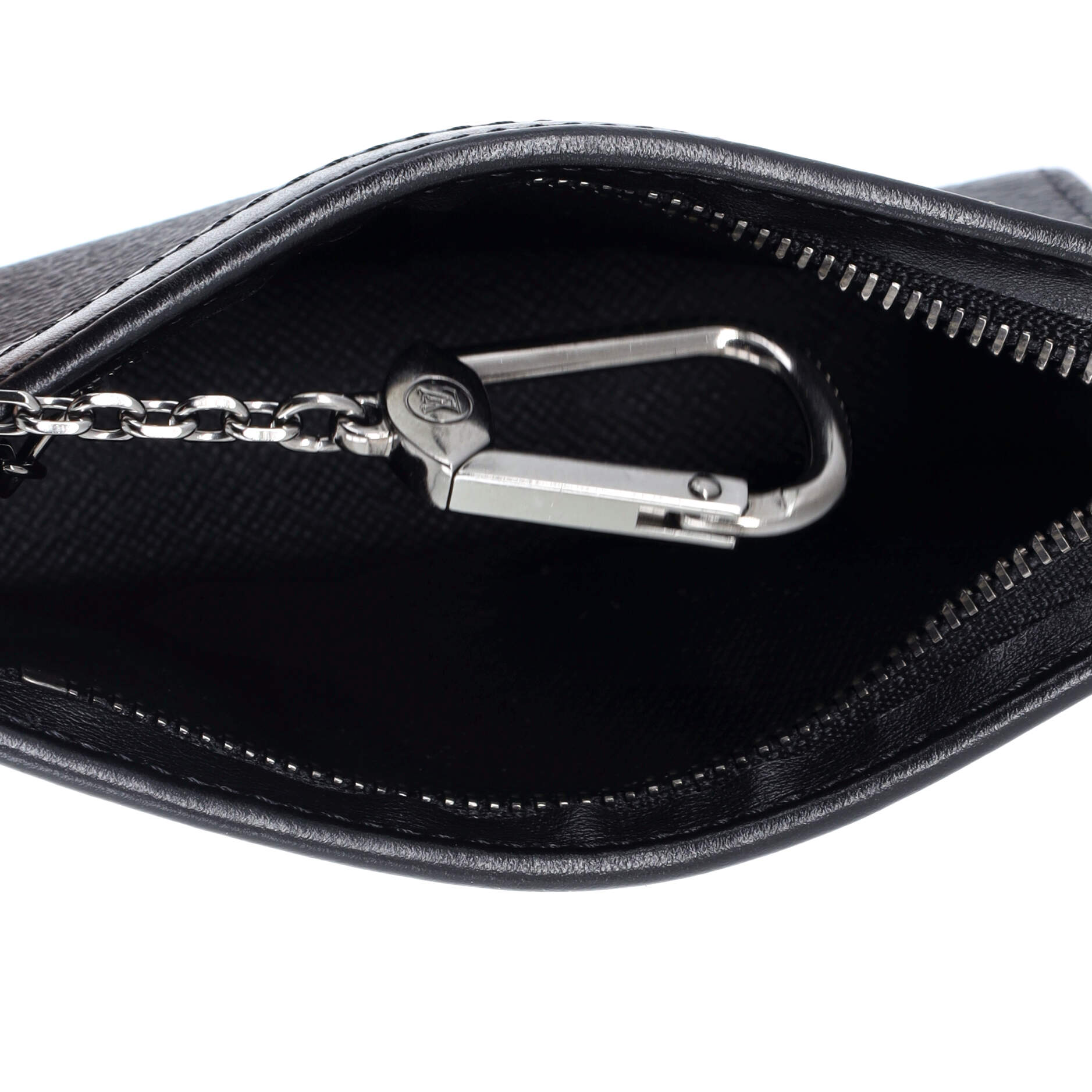 Louis Vuitton Voyage Key Pouch Monogram Eclipse Canvas