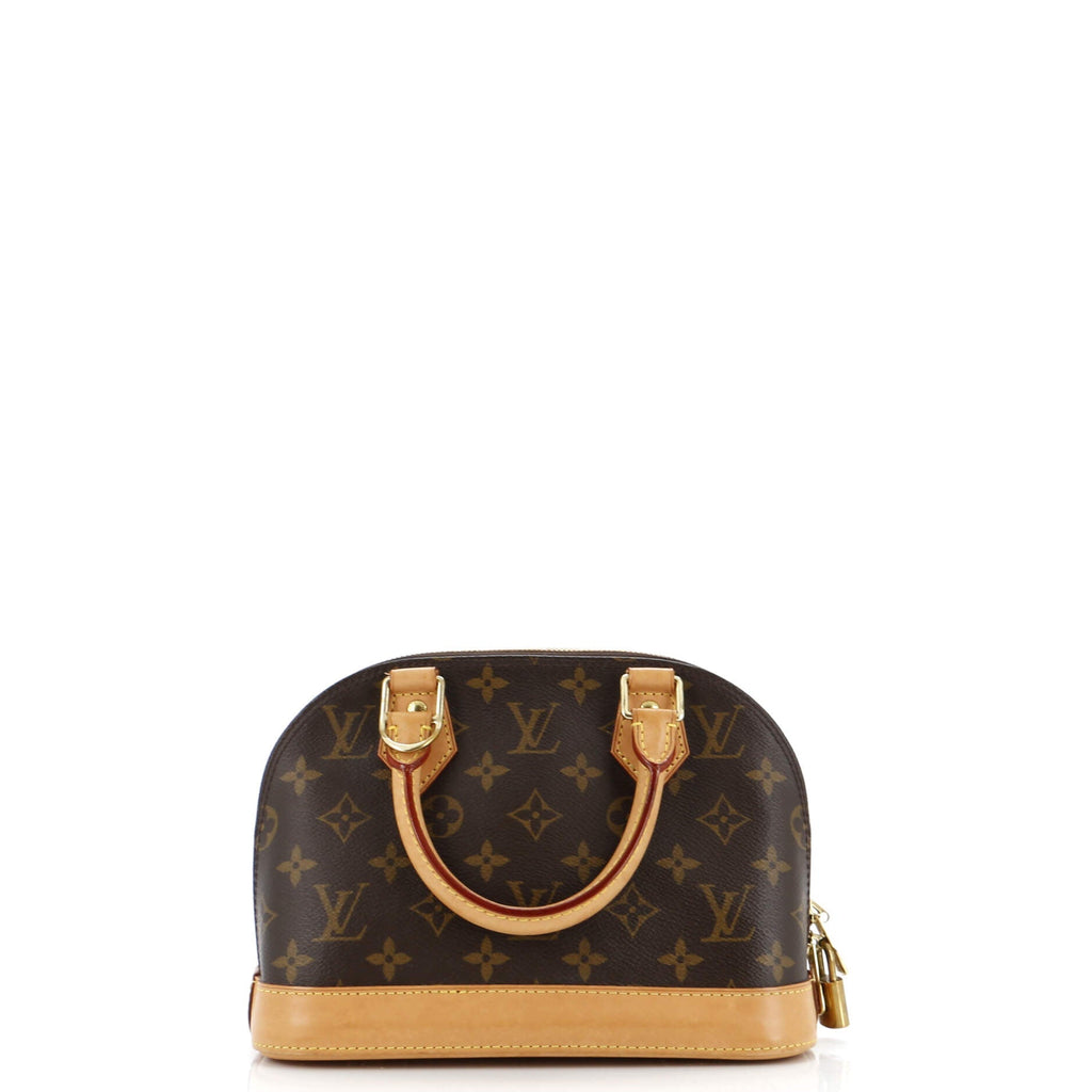 Louis Vuitton Alma Handbag Monogram Canvas BB