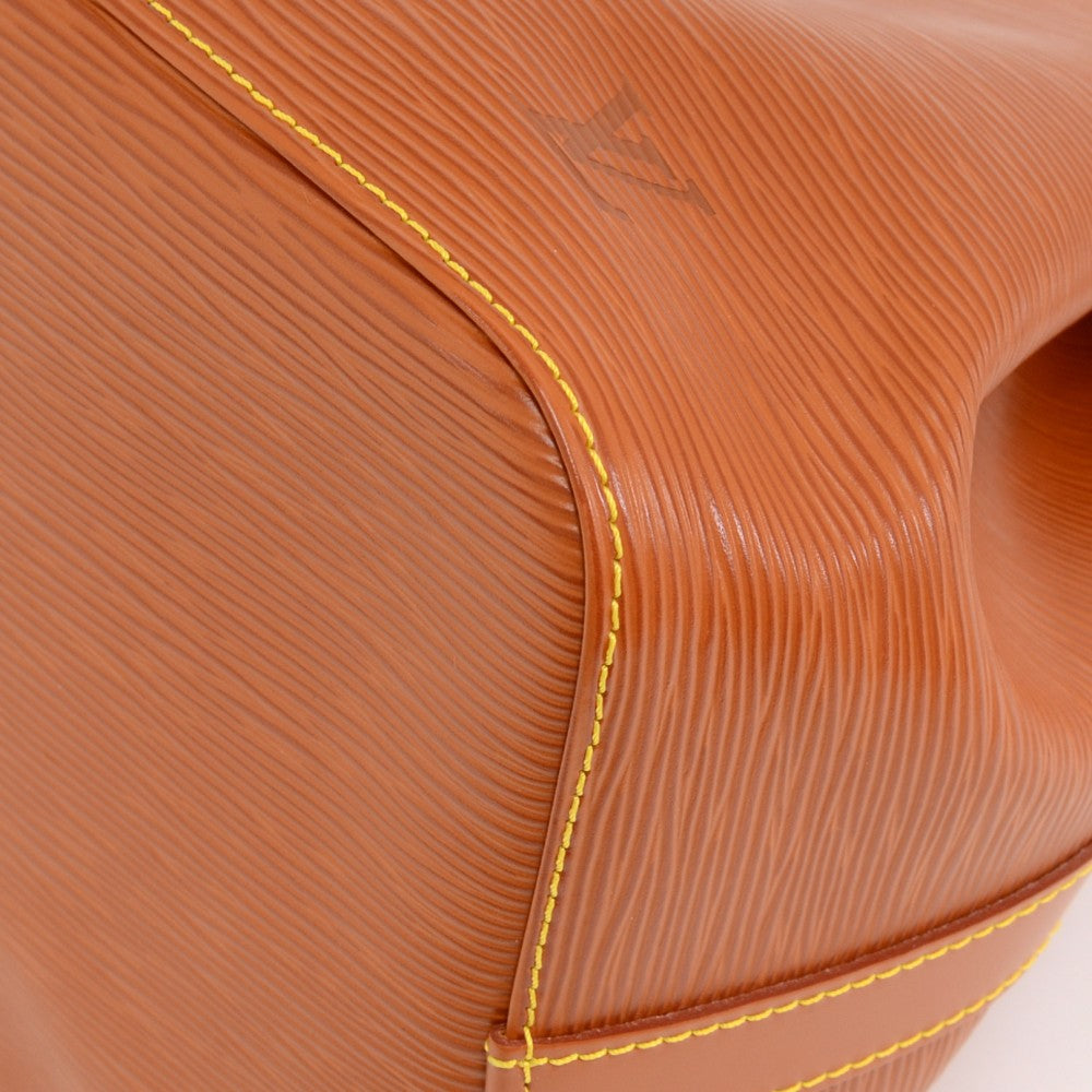 Louis Vuitto Petit Noe Orange Epi Leather Bag