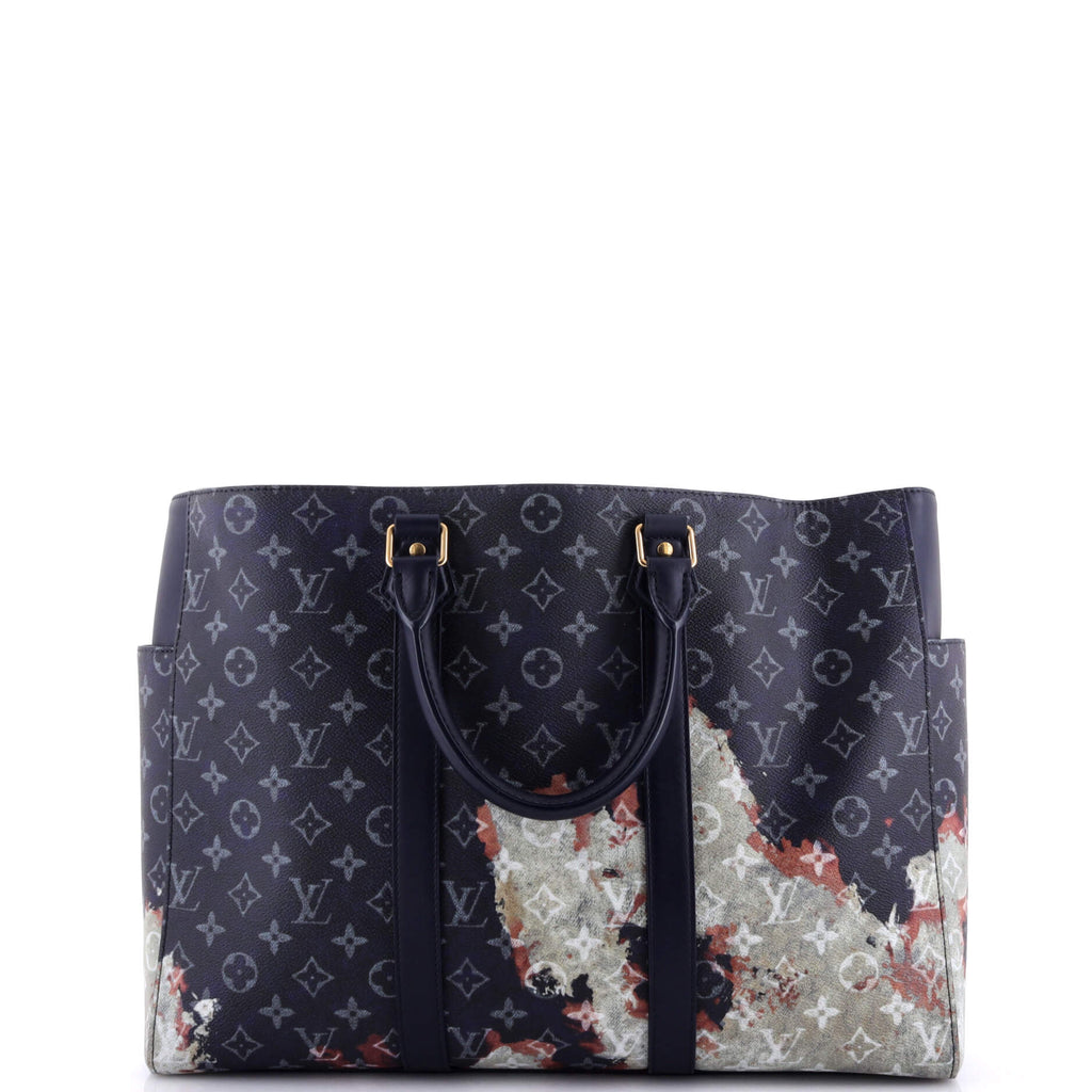 Louis Vuitton Sac Plat 24H Bag Monogram Bleach Canvas