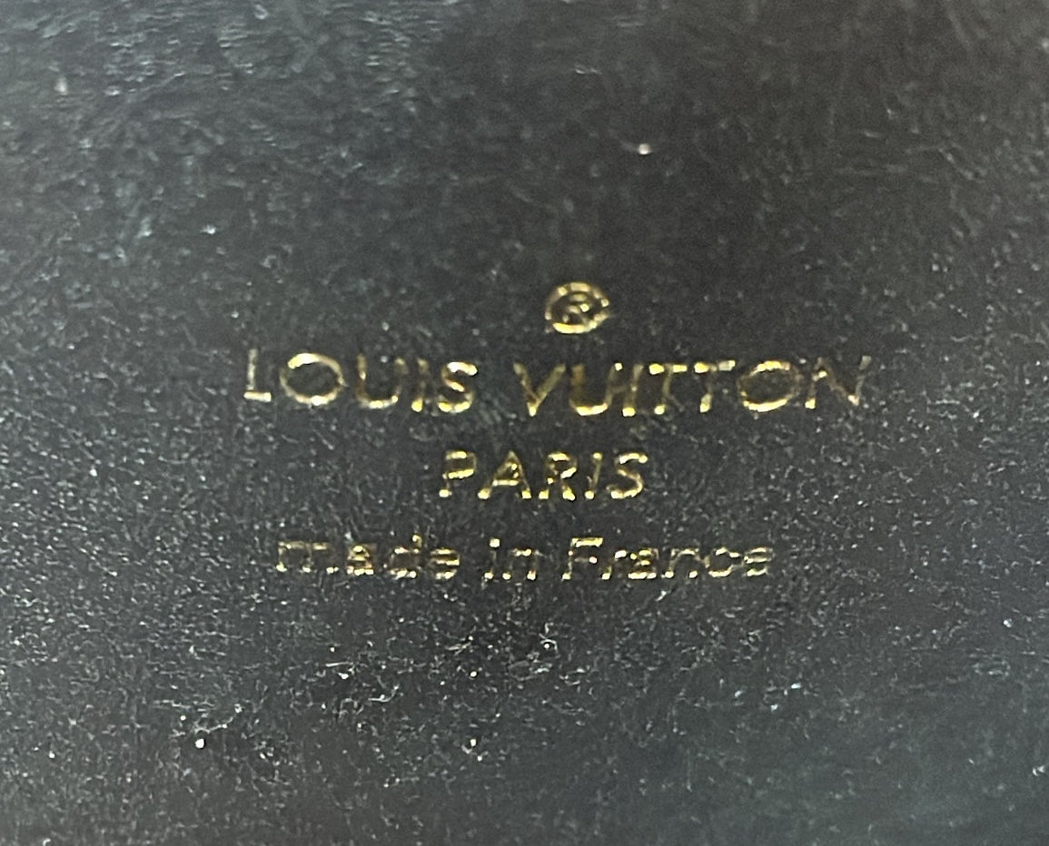 Louis Vuitton Utility Crossbody Bag Calfskin with Embossed Monogram Detail