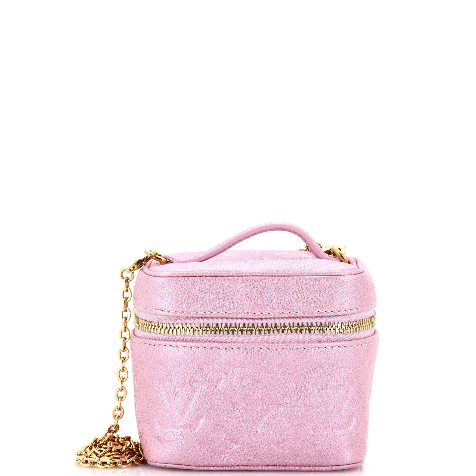Louis Vuitton Vanity Handbag Empreinte Leather Micro