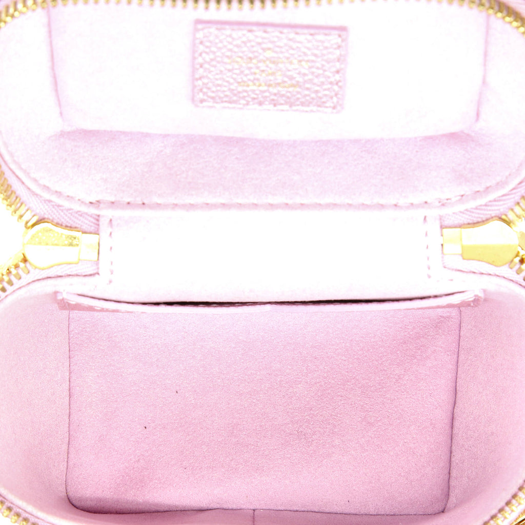 Louis Vuitton Vanity Handbag Empreinte Leather Micro