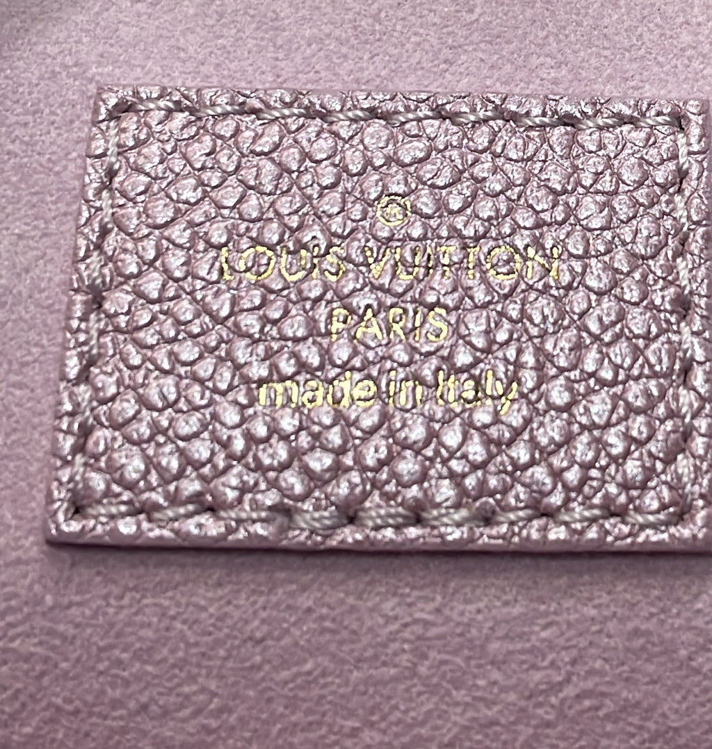 Louis Vuitton Vanity Handbag Empreinte Leather Micro