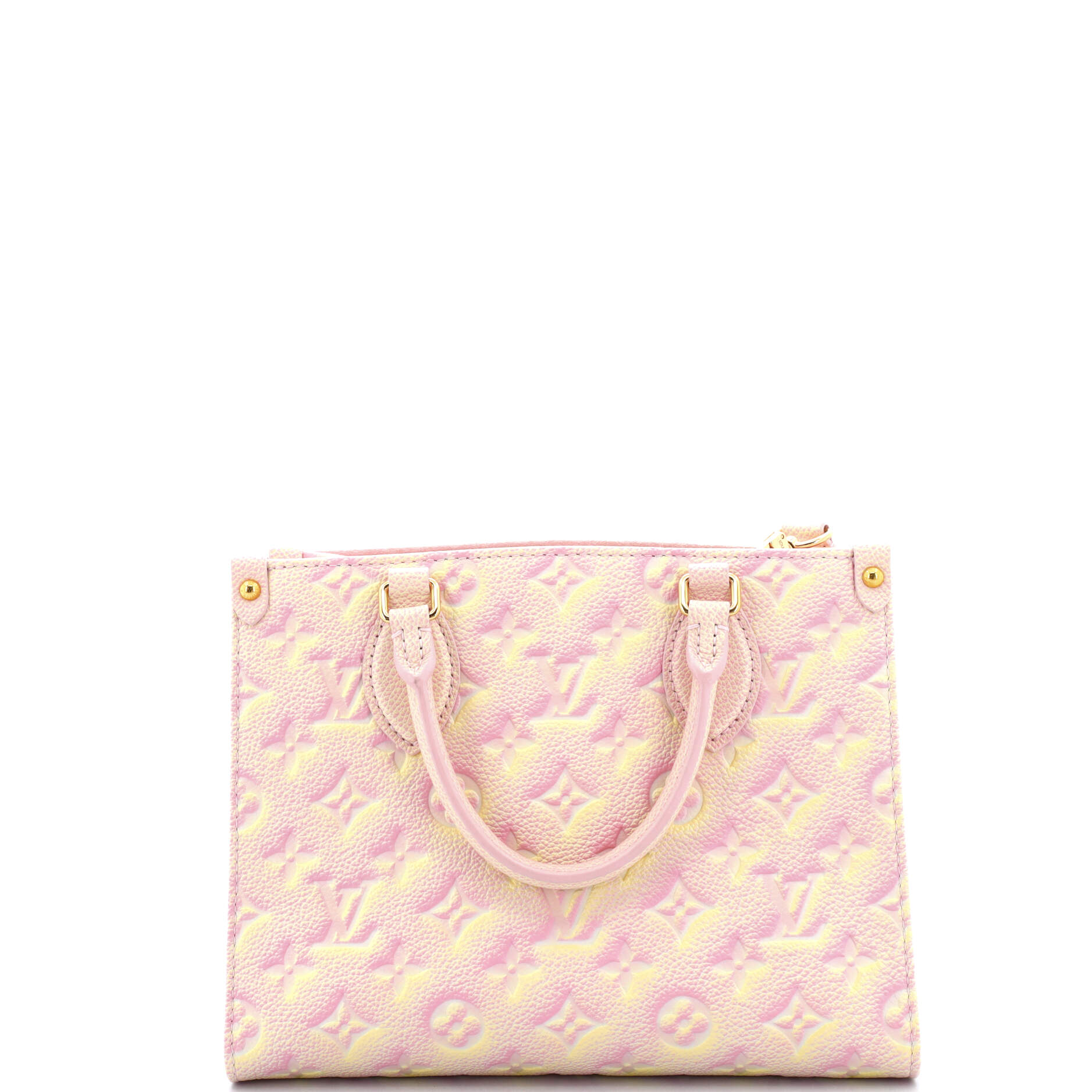 Louis Vuitton OnTheGo Tote Stardust Monogram Empreinte Leather PM