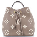 Louis Vuitton NeoNoe Handbag Bicolor Monogram Empreinte Giant MM