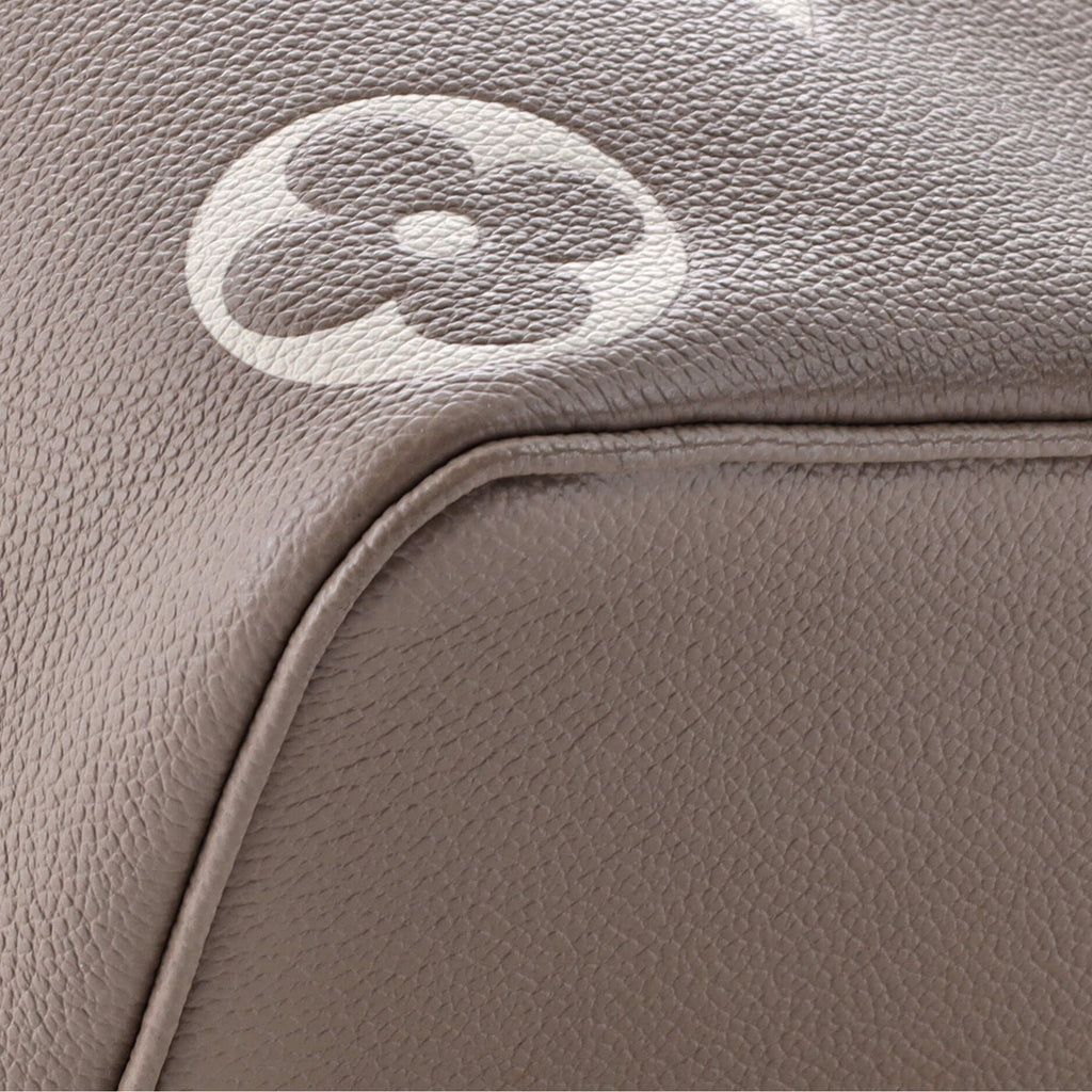 Louis Vuitton NeoNoe Handbag Bicolor Monogram Empreinte Giant MM