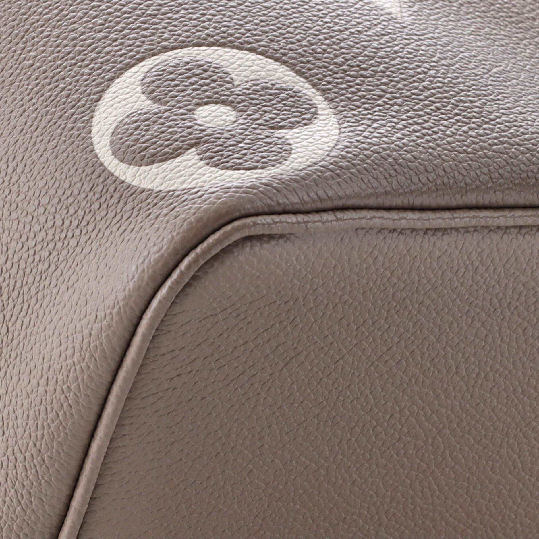Louis Vuitton NeoNoe Handbag Bicolor Monogram Empreinte Giant MM