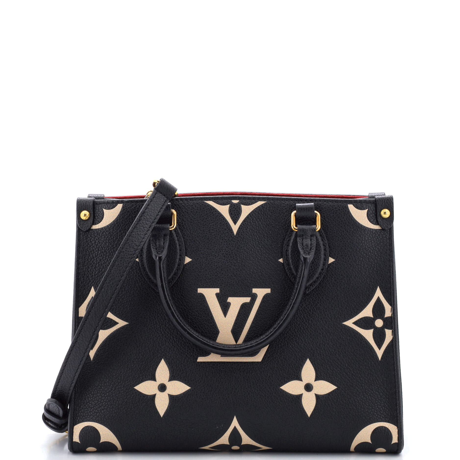 Louis Vuitton OnTheGo Tote Bicolor Monogram Empreinte Giant PM