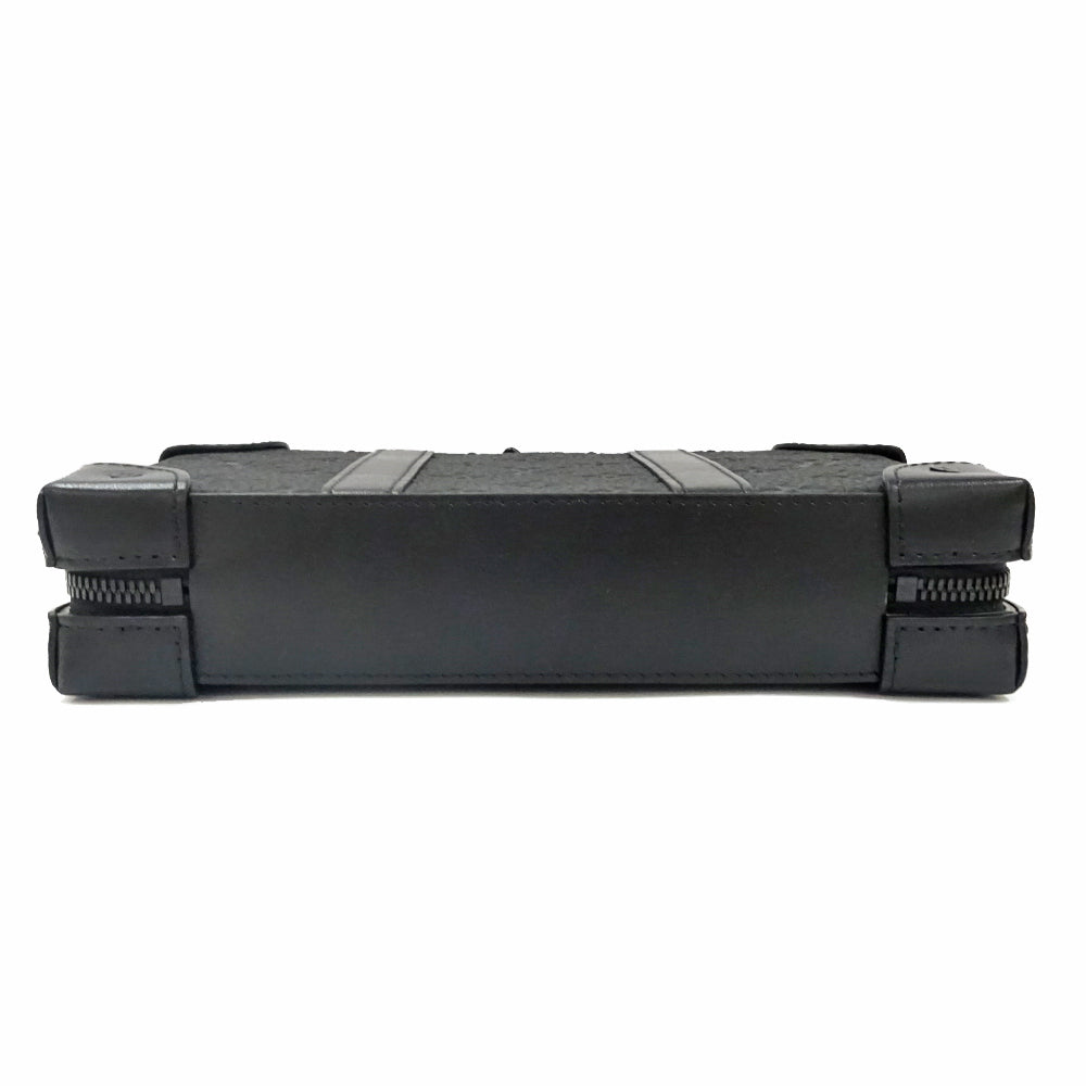 Louis Vuitton Wallet M80224 Black Leather Clutch Bag  Wallet