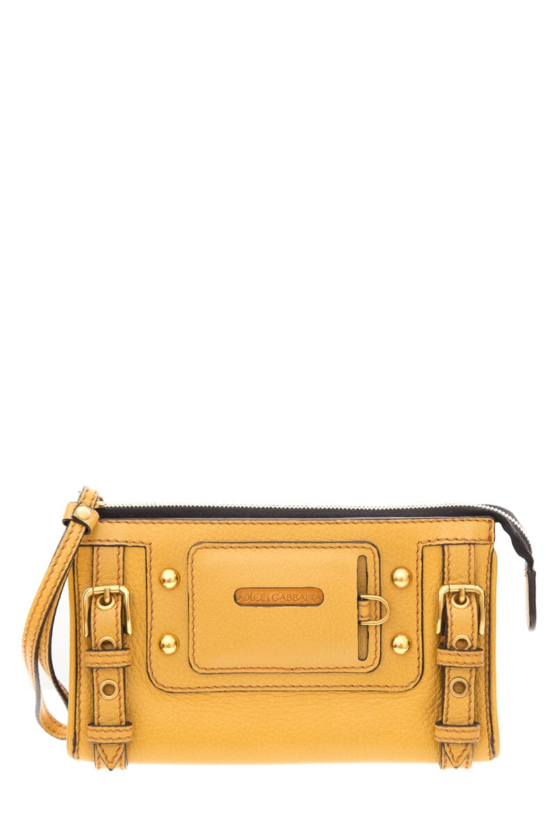 Dolce & Gabbana Yellow Wristlet