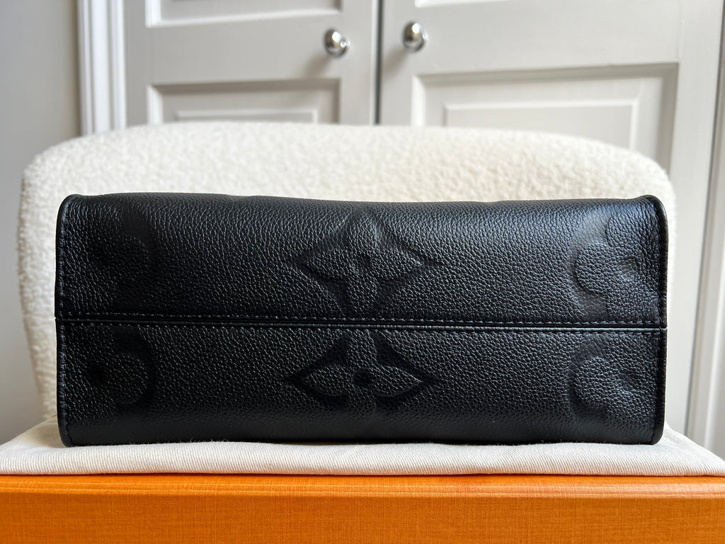 Louis Vuitton On the Go Black PM Empreinte (RRP £2,420)