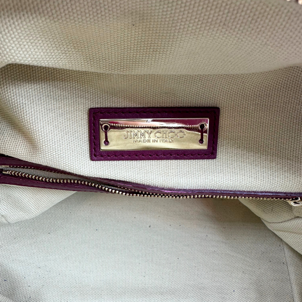 Jimmy Choo Justine Leather Handle Bag