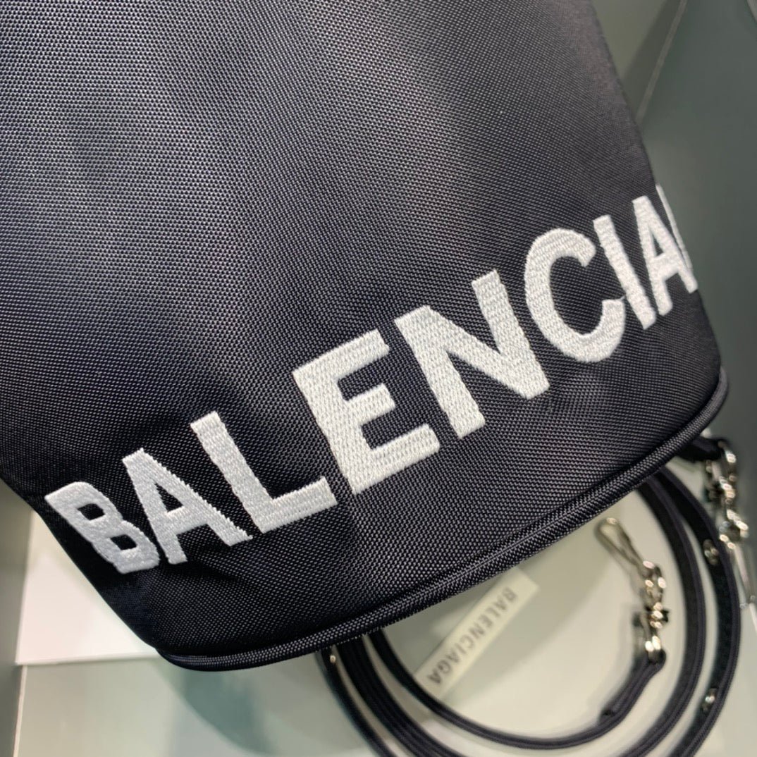 Balen Le Cagole MeGLAMIum Bucket Bag In Black, For Women,  Bags 11.8in/30cm
