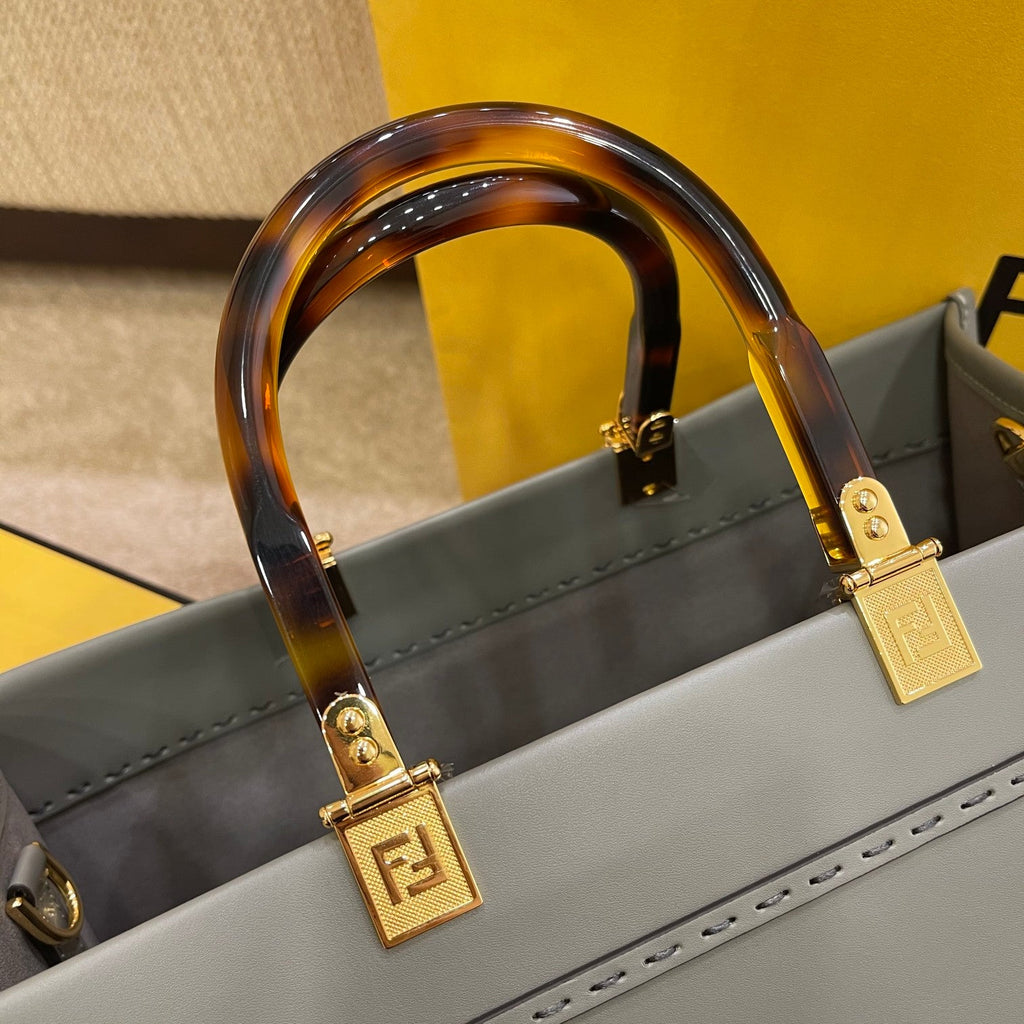 FI Tote Bag Grey For Women, Wonmen’s Bags 13.8in/35cm FF 8BH386AGLAMILF1BZC