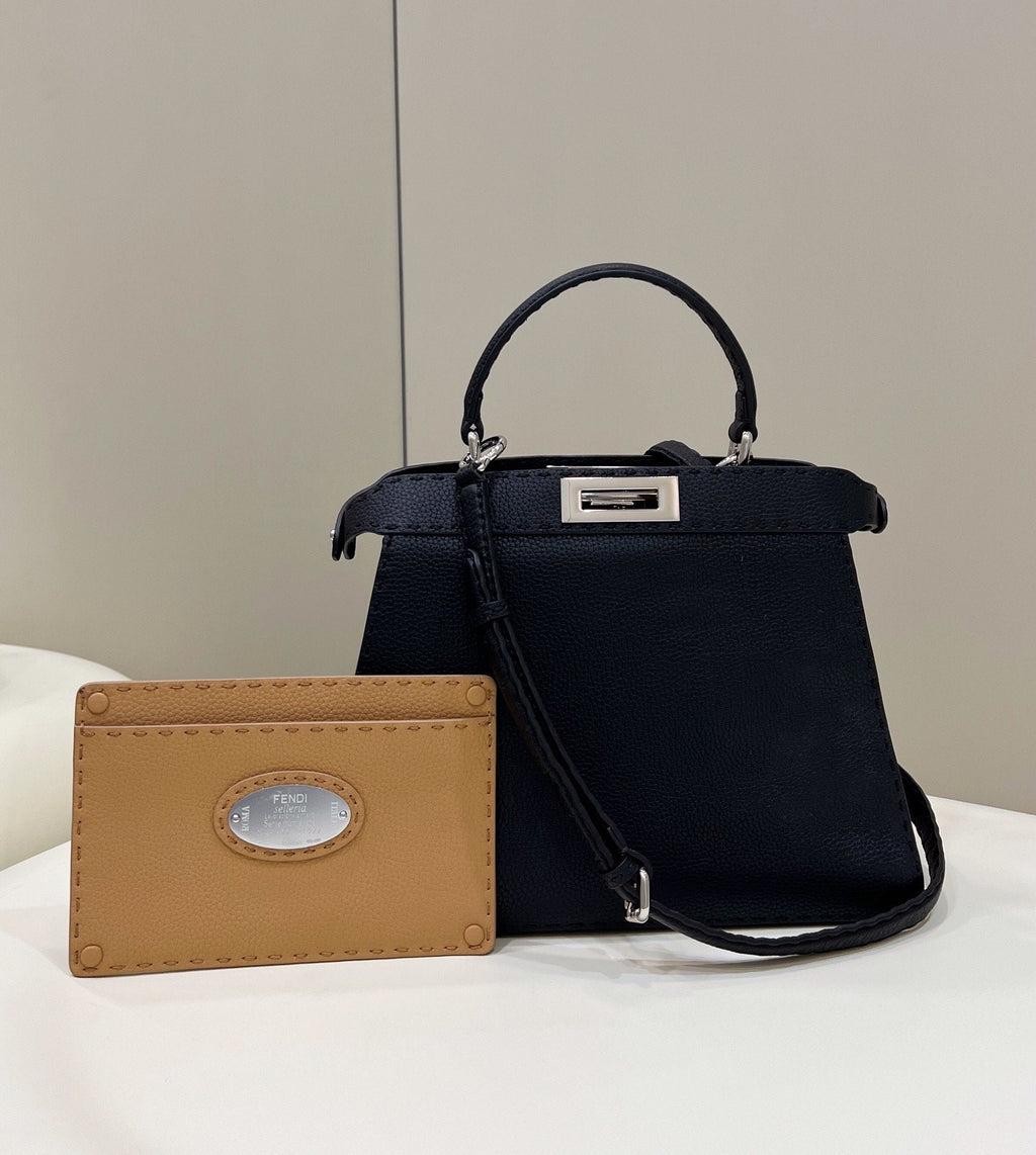 FI GlamI ISeeU MeGLAMIum Black For Women, Handbags, Shoulder Bags 13.1in/33.5cm FF