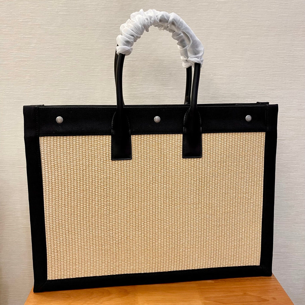 GLAMI Rive Gauche Tote Bag In Raffia For Women 18.9in/48cm YSL