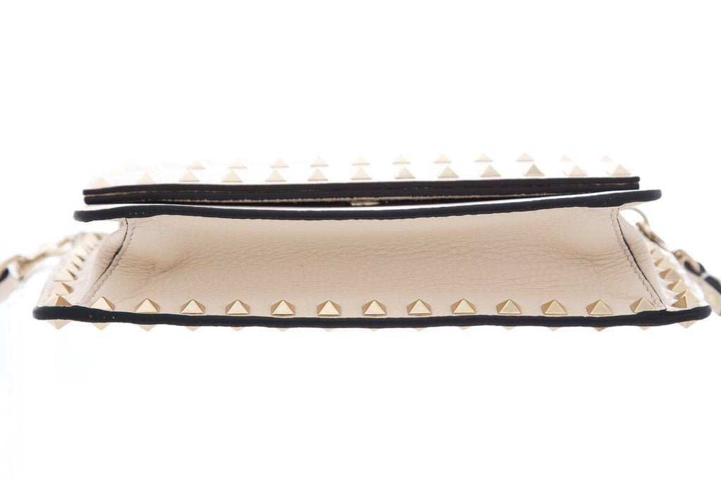 Valentino Cream Rockstud Flap Cross-Body NWT