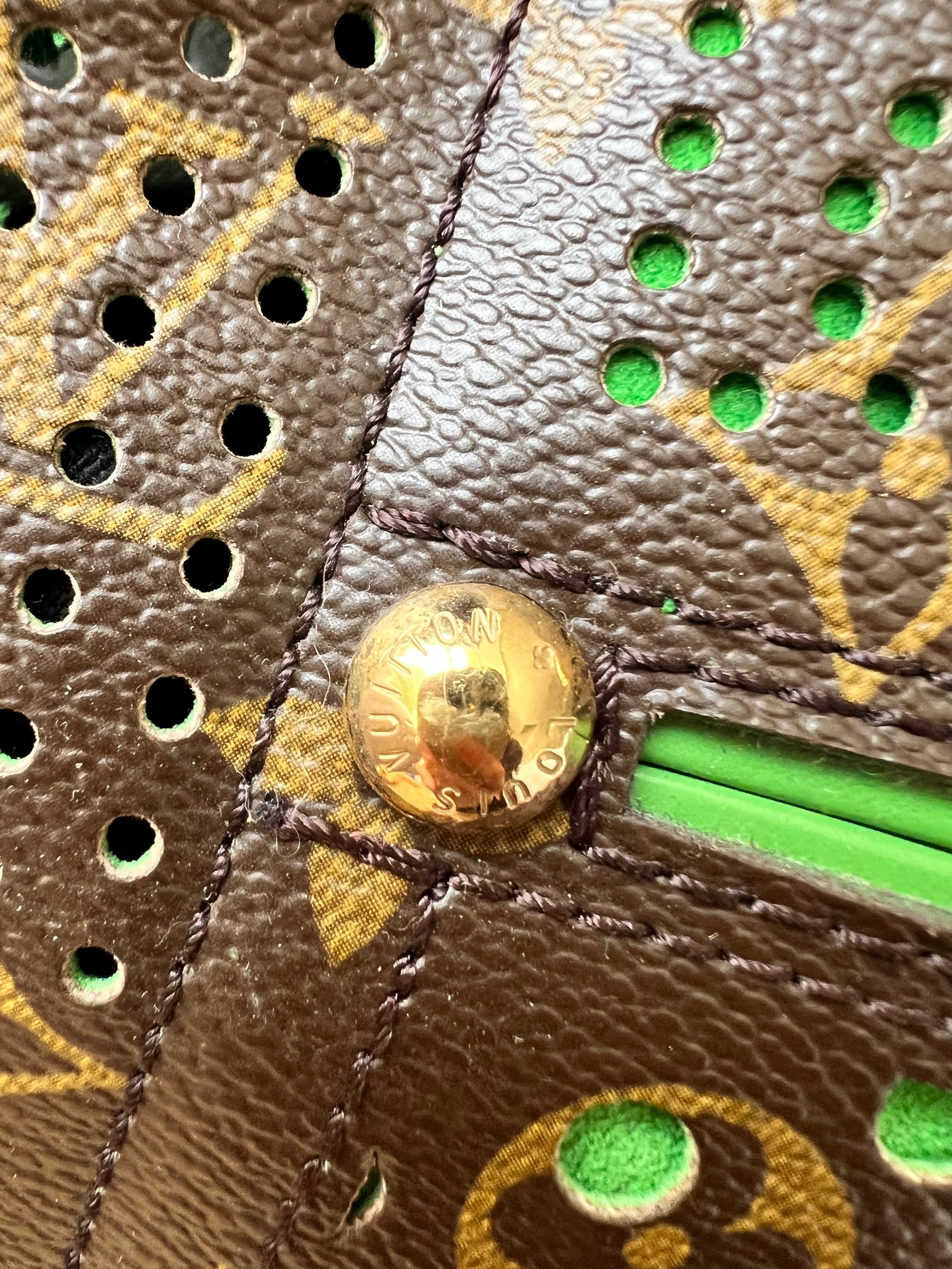Louis Vuitton Perforated Monogram Green Musette Bag