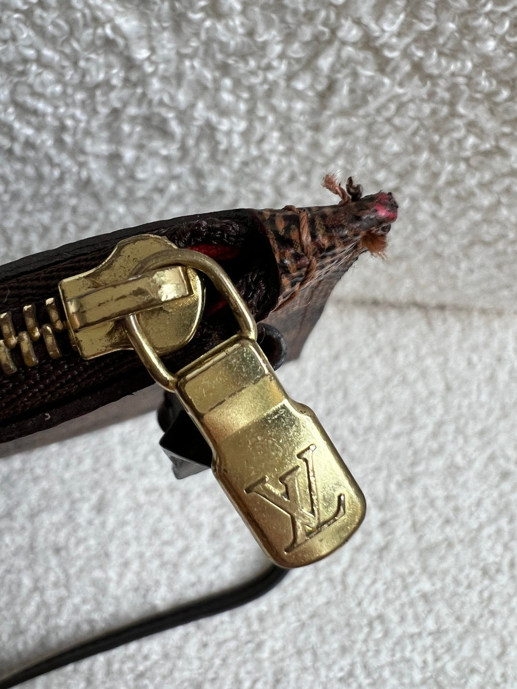 Louis Vuitton Pouch (from Neverfull) in Damier Ebene