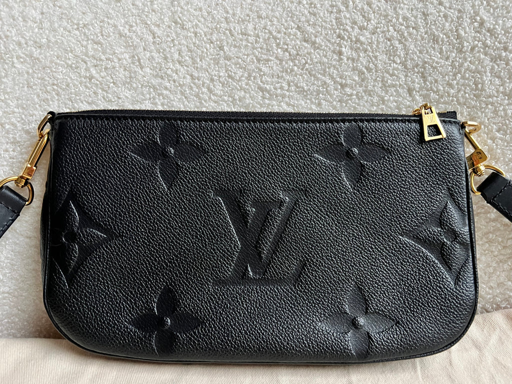 Louis Vuitton Multi Pochette Accessoires Black Empreinte (RRP £2140)