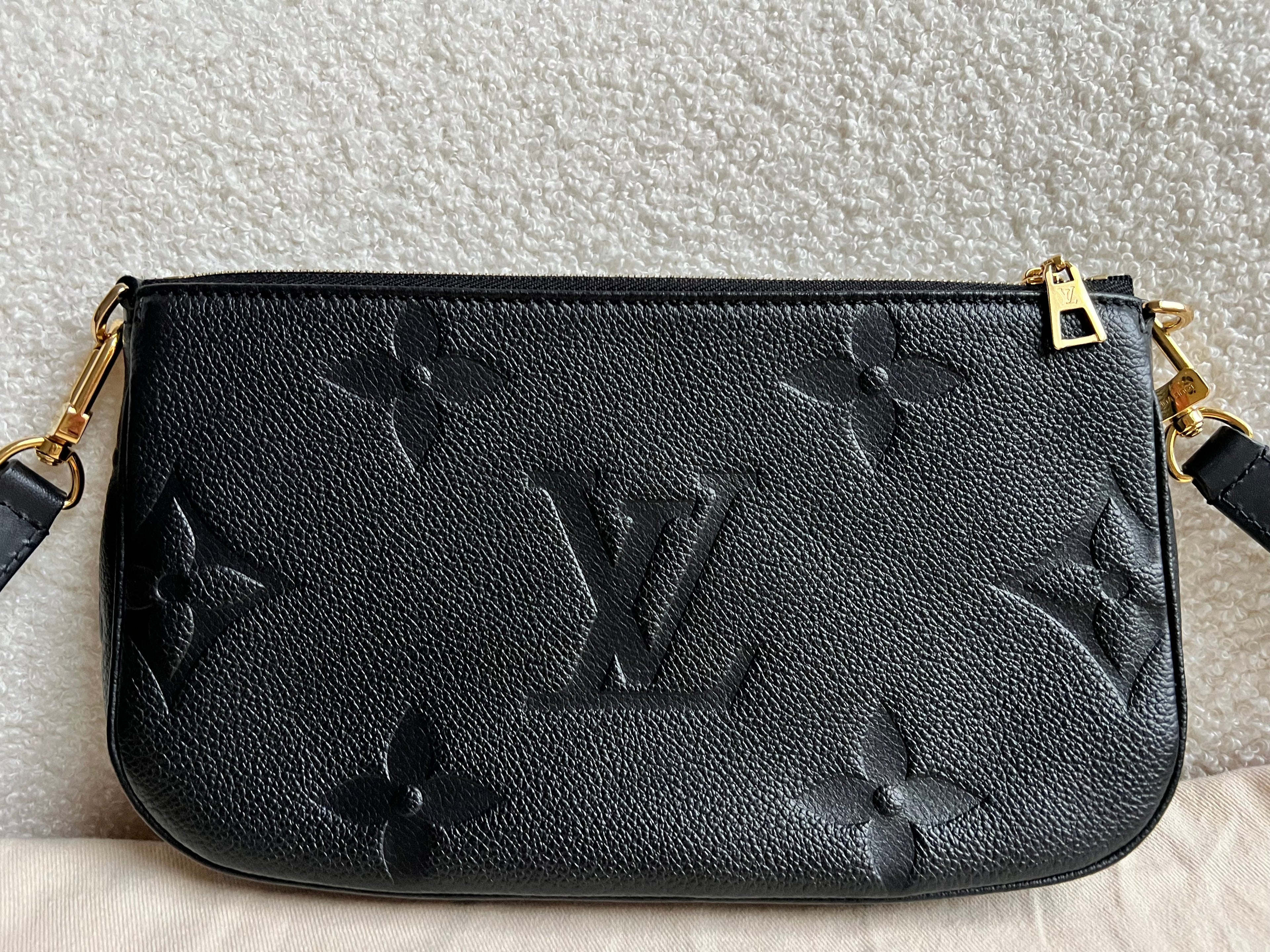 Louis Vuitton Multi Pochette Accessoires Black Empreinte (RRP £2140)