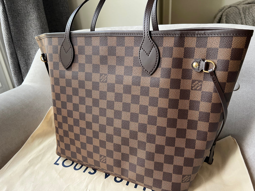 Louis Vuitton Neverfull MM Damier Ebene Cherry Interior (RRP £1,410)