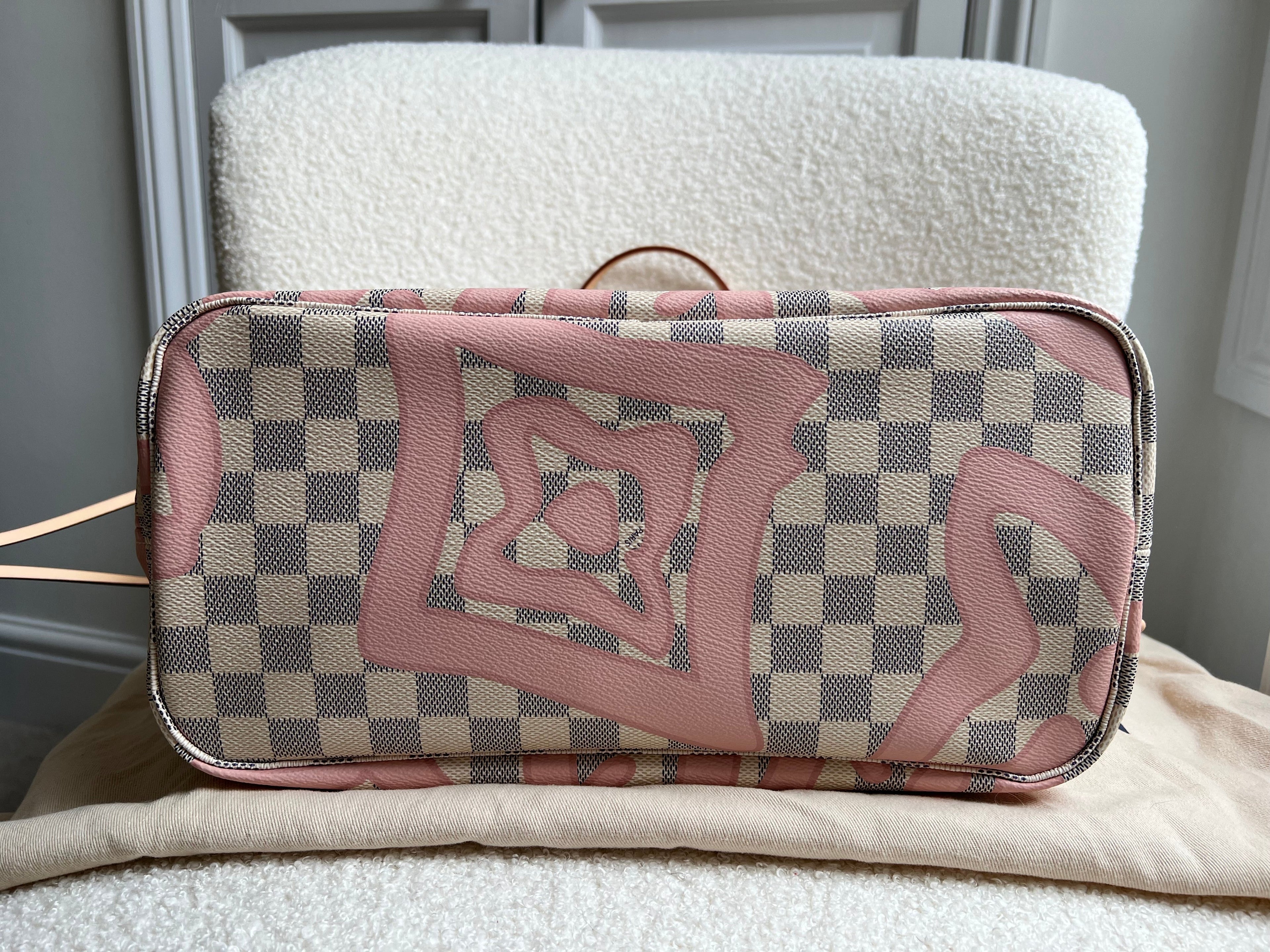 Louis Vuitton Neverfull MM Tahitienne Damier Azur Limited Edition