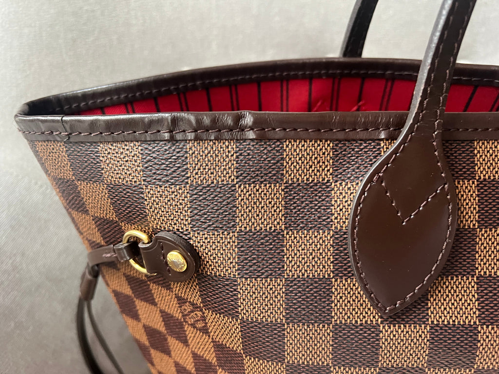 Louis Vuitton Neverfull MM Damier Ebene Cherry Interior (RRP £1,410)