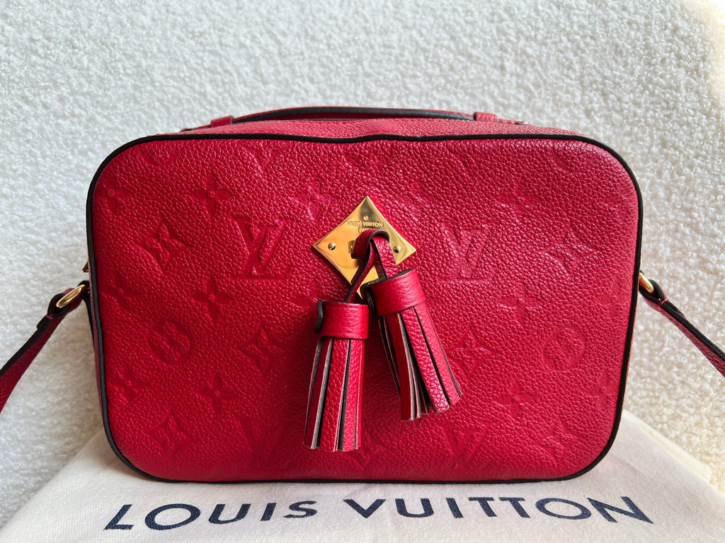Louis Vuitton Saintonge Red Empreinte (RRP £1520)