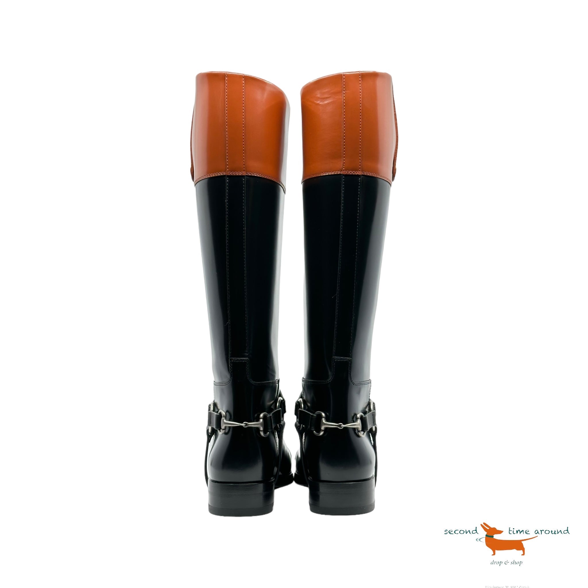 Gucci Horsebit knee-high boots