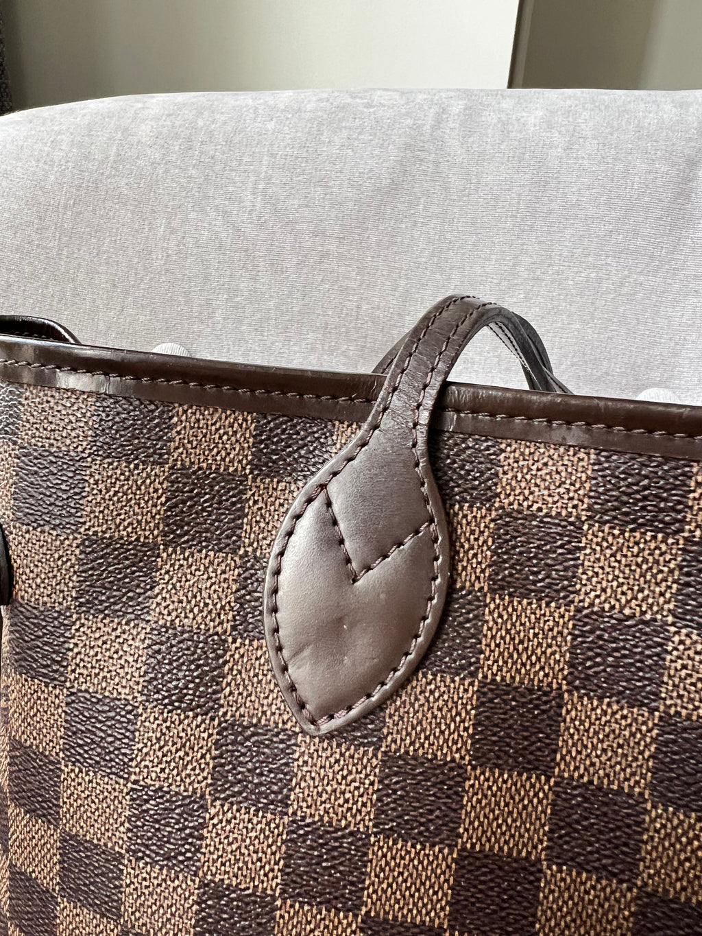Louis Vuitton Neverfull MM Damier Ebene Cherry Interior (RRP £1,410)