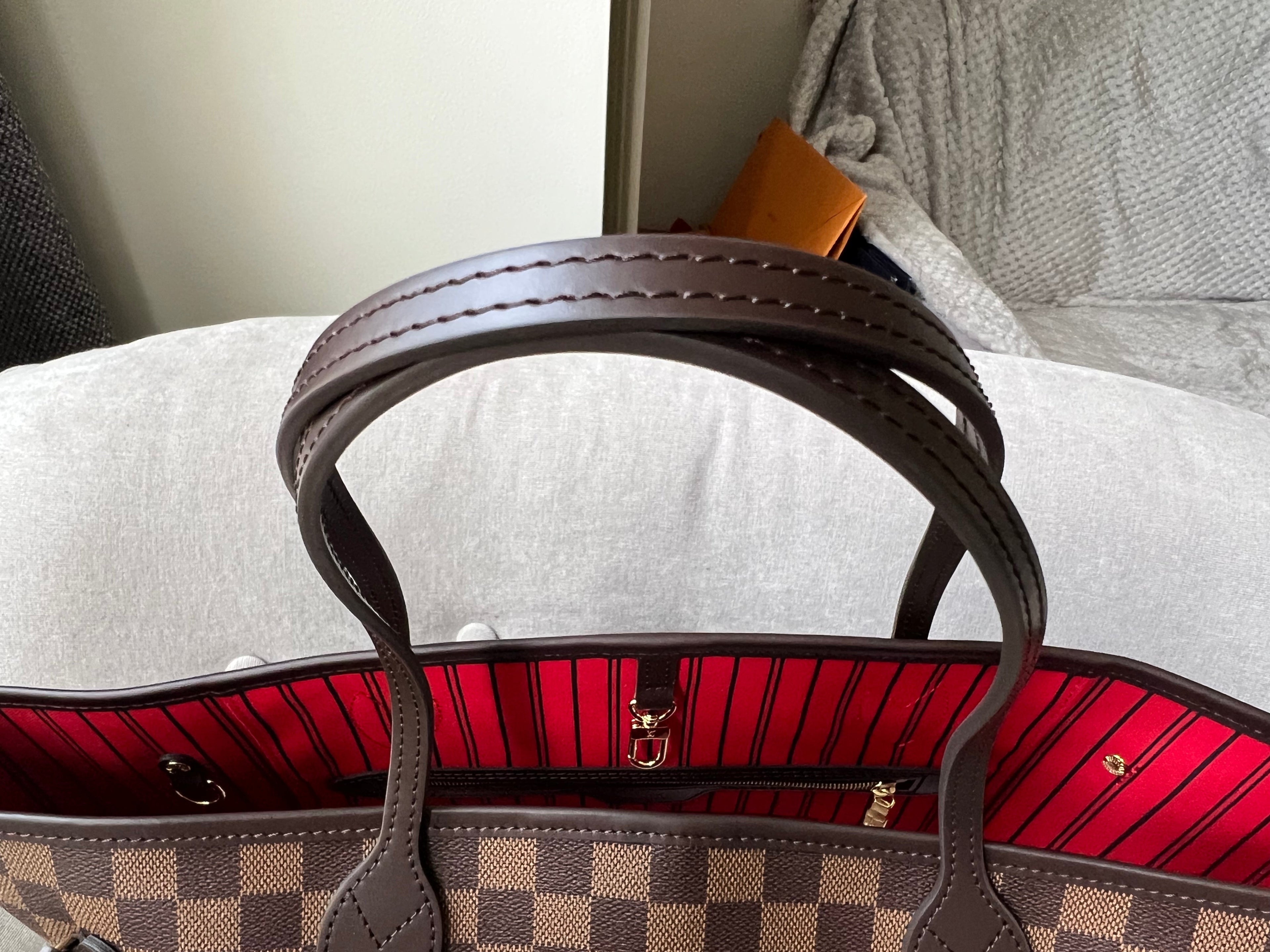 Louis Vuitton Neverfull MM Damier Ebene Cherry Interior (RRP £1,410)