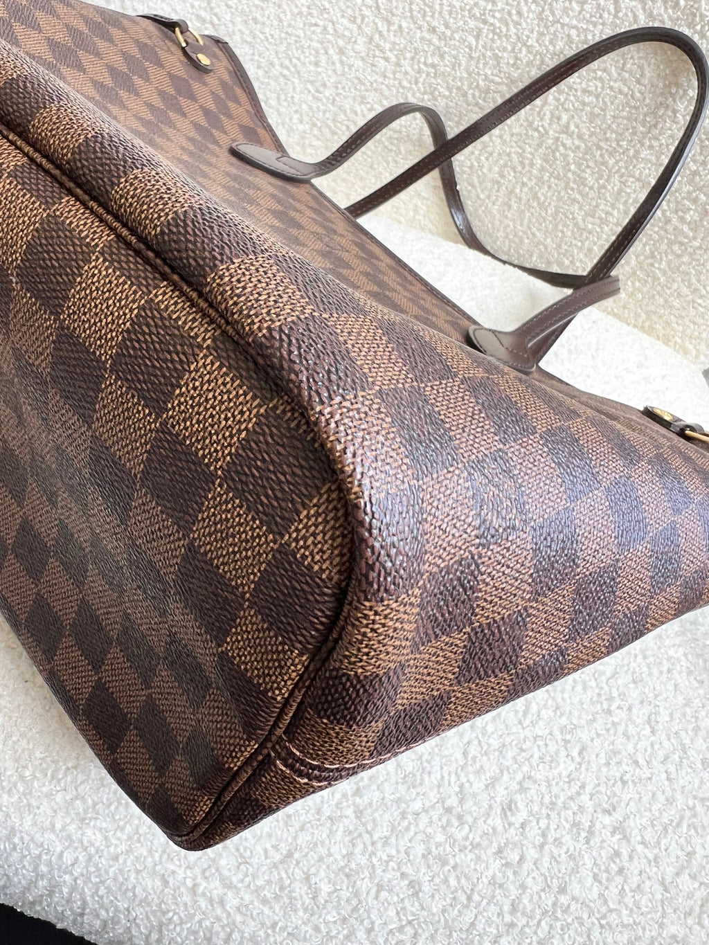Louis Vuitton Neverfull MM Damier Ebene Rose Ballerine (RRP £1410)