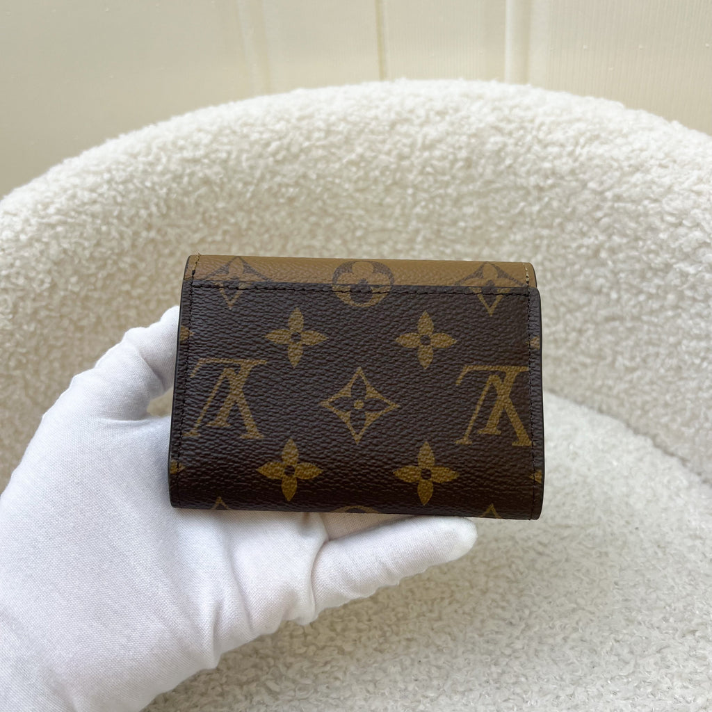 LV Rosalie Coin Purse / Small Wallet in Monogram / Reverse Monogram Canvas and GHW